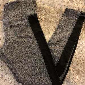 Marled Leggings in Grey & Black